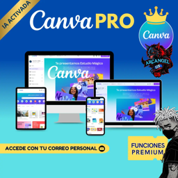 Imagen de CUENTA CANVA PRO 1 MES A TU CORREO